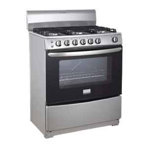 Frigidaire cocina de gas 30" 6 quemadores silver FKGH30C3MDQG
